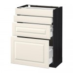 METOD/MAXIMERA напольн шкаф 4 фронт панели/4 ящика METOD/MAXIMERA напольн шкаф 4 фронт панели/4 ящика