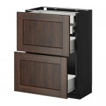 МЕТОД / ФОРВАРА Нплн шк 2фрнт/2низк/2 выс/2срдн ящ - под дерево черный, Эдсерум под дерево коричневый, 60x37 см МЕТОД / ФОРВАРА Нплн шк 2фрнт/2низк/2 выс/2срдн ящ - под дерево черный, Эдсерум под дерево коричневый, 60x37 см