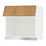 МЕТОД Навесной шкаф для СВЧ-печи - 60x60 см, Экестад дуб, белый