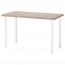 ЛИННМОН / ГОДВИН Стол - геометрический бежевый/белый