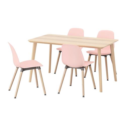 ЛИСАБО / ЛЕЙФ-АРНЕ Стол и 4 стула ЛИСАБО / ЛЕЙФ-АРНЕ Стол и 4 стула