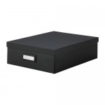 ТЬЕНА Ящик с отделениями - черный