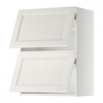 МЕТОД Навесной шкаф/2 дверцы, горизонтал - 60x80 см, Лаксарби белый, белый