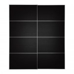 ИЛЬСЕНГ Пара раздвижных дверей - 200x236 см, устройство д/плавн закрывания