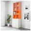 ЭКЕТ Комбинация шкафов с цоколем - белый/оранжевый/светло-оранжевый