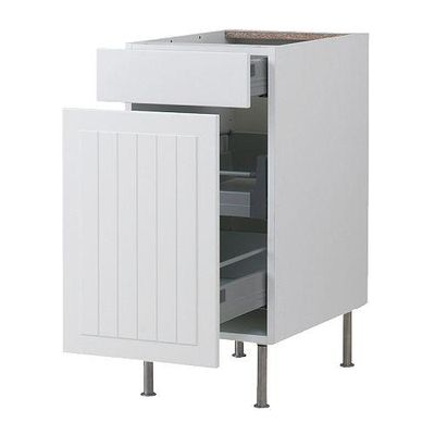 ФАКТУМ Напольн шкаф/выдвижн секц/ящик - Стот белый с оттенком, 40 см ФАКТУМ Напольн шкаф/выдвижн секц/ящик - Стот белый с оттенком, 40 см
