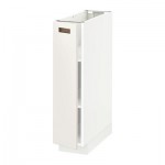 МЕТОД Напольный шкаф с полками - 20x60 см, Мэрста белый, белый МЕТОД Напольный шкаф с полками - 20x60 см, Мэрста белый, белый