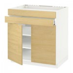 МЕТОД / МАКСИМЕРА Нап шк д/вар панели/2ящ/2фасада/1ящ - Тингсрид под березу, белый МЕТОД / МАКСИМЕРА Нап шк д/вар панели/2ящ/2фасада/1ящ - Тингсрид под березу, белый