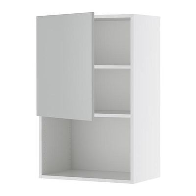 ФАКТУМ Навесной шкаф для СВЧ-печи - Аплод серый, 60x92 см