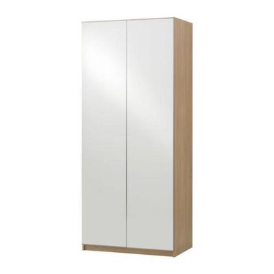 ПАКС Гардероб 2-дверный - Пакс Викедаль , под дуб, 100x60x236 см, плавно закрывающиеся петли ПАКС Гардероб 2-дверный - Пакс Викедаль , под дуб, 100x60x236 см, плавно закрывающиеся петли