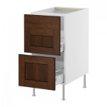 ФАКТУМ Напольный шкаф д/мусорн контейнеров - Роккхаммар коричневый ФАКТУМ Напольный шкаф д/мусорн контейнеров - Роккхаммар коричневый