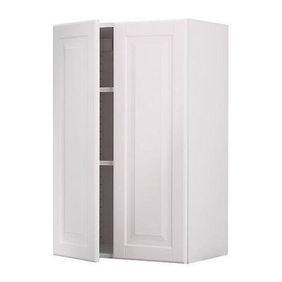ФАКТУМ Навесной шкаф с 2 дверями - Лидинго белый с оттенком, 60x92 см