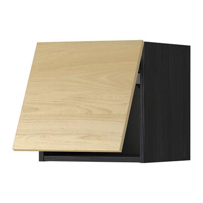 МЕТОД Горизонтальный навесной шкаф - 40x40 см, Тингсрид под березу, под дерево черный МЕТОД Горизонтальный навесной шкаф - 40x40 см, Тингсрид под березу, под дерево черный