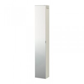 LILLÅNGEN высокий шкаф с зеркальной дверцей белый 30x21x179 cm