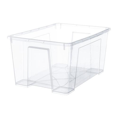 SAMLA контейнер прозрачный 56x39x28 cm