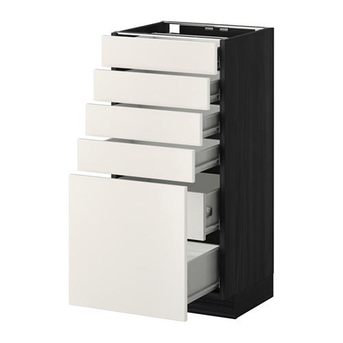 МЕТОД / ФОРВАРА Нплн шк 5фронт/4нзк/2срд ящ - под дерево черный, Веддинге белый, 40x37 см МЕТОД / ФОРВАРА Нплн шк 5фронт/4нзк/2срд ящ - под дерево черный, Веддинге белый, 40x37 см