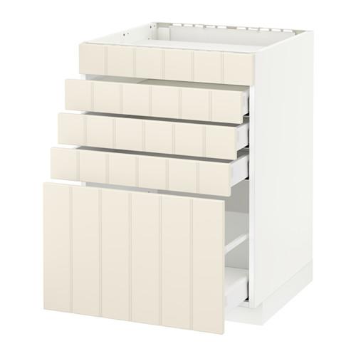 МЕТОД / МАКСИМЕРА Напольн шк д/вар панели/5фасад/4ящ - белый, Хитарп белый с оттенком, 60x60 см МЕТОД / МАКСИМЕРА Напольн шк д/вар панели/5фасад/4ящ - белый, Хитарп белый с оттенком, 60x60 см