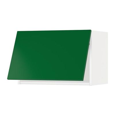 МЕТОД Горизонтальный навесной шкаф - 60x40 см, Флэди зеленый, белый