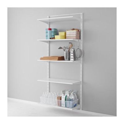 АЛЬГОТ Настенная шина/полка/крючок АЛЬГОТ Настенная шина/полка/крючок