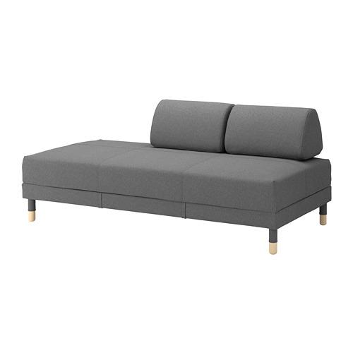 FLOTTEBO диван-кровать серый/черный