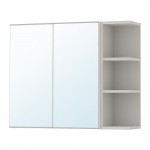 LILLÅNGEN зеркальн шкафч с 2 дврц/1 откр полк