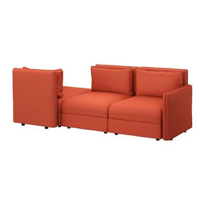 ВАЛЛЕНТУНА 3-местный диван - Оррста оранжевый