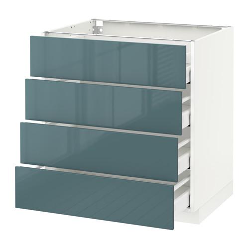 METOD/MAXIMERA напольн шкаф 4 фронт панели/4 ящика METOD/MAXIMERA напольн шкаф 4 фронт панели/4 ящика