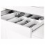 МЕТОД / ФОРВАРА Нплн шк 4фрнт/2нзк/3срд ящ - белый, Веддинге белый, 80x60 см