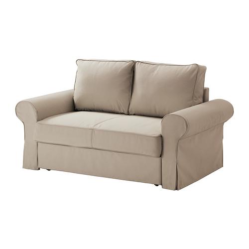 БАККАБРУ Диван-кровать 2-местный - Тигельшо бежевый, Тигельшо бежевый