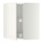 МЕТОД Угл нвсн шкф с вращающ секц - 68x80 см, Лаксарби белый, белый