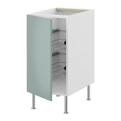 ФАКТУМ Напольный шкаф с проволочн ящиками - Рубрик Аплод светлая бирюза, 40 см ФАКТУМ Напольный шкаф с проволочн ящиками - Рубрик Аплод светлая бирюза, 40 см