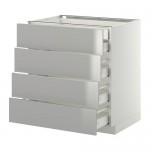 МЕТОД / МАКСИМЕРА Нплн шк 4фрнт/2нзк/3срд ящ - белый, Гревста нержавеющ сталь, 80x60 см МЕТОД / МАКСИМЕРА Нплн шк 4фрнт/2нзк/3срд ящ - белый, Гревста нержавеющ сталь, 80x60 см