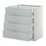 МЕТОД / ФОРВАРА Нплн шк 4фрнт/2нзк/3срд ящ - 80x60 см, Веддинге серый, белый МЕТОД / ФОРВАРА Нплн шк 4фрнт/2нзк/3срд ящ - 80x60 см, Веддинге серый, белый