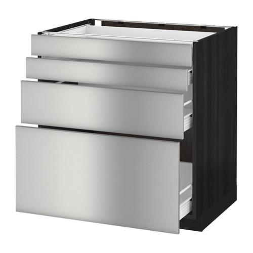 METOD/FÖRVARA напольн шкаф 4 фронт панели/4 ящика