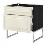 МЕТОД / ФОРВАРА Наполн шк 2 фрнт/3 средн ящ - 80x60x60 см, Будбин белый с оттенком, под дерево черный МЕТОД / ФОРВАРА Наполн шк 2 фрнт/3 средн ящ - 80x60x60 см, Будбин белый с оттенком, под дерево черный