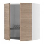 ФАКТУМ Навесной шкаф с посуд суш/2 дврц - Софилунд светло-серый, 60x70 см