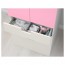 СТУВА Комб для хран с дверц/ящ - белый/розовый
