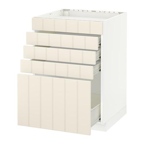 МЕТОД / ФОРВАРА Напольн шк д/вар панели/5фасад/4ящ - белый, Хитарп белый с оттенком, 60x60 см МЕТОД / ФОРВАРА Напольн шк д/вар панели/5фасад/4ящ - белый, Хитарп белый с оттенком, 60x60 см