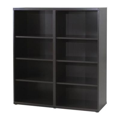 БЕСТО Стеллаж - черно-коричневый