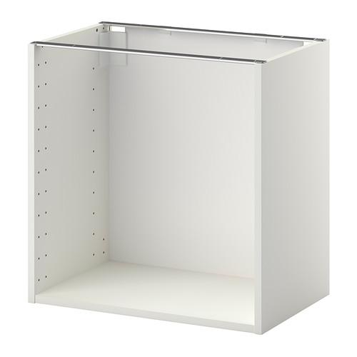 МЕТОД Каркас напольного шкафа - белый, 60x37x60 см