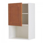 ФАКТУМ Навесной шкаф для СВЧ-печи - Эдель классический коричневый, 60x92 см