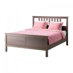 ХЕМНЭС Каркас кровати - серо-коричневый, 180x200 см