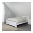 ASKVOLL каркас кровати белый/Лонсет 160x200 cm