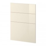 МЕТОД 3 фронтальн панели д/посудом машины - Рингульт глянцевый кремовый, МЕТОД 3 фронтальн панели д/посудом машины - Рингульт глянцевый кремовый,