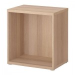 БЕСТО Секция полок/верхний доп модуль - под беленый дуб