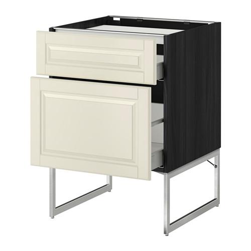 МЕТОД / МАКСИМЕРА Напольн шкаф/2фронт пнл/3ящика - -, Будбин белый с оттенком, 60x60x60 см МЕТОД / МАКСИМЕРА Напольн шкаф/2фронт пнл/3ящика - -, Будбин белый с оттенком, 60x60x60 см