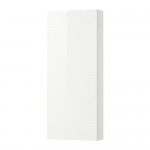 GODMORGON навесной шкаф с 1 дверцей глянцевый белый 40x14x96 cm