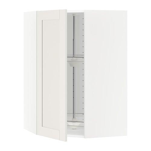 МЕТОД Угл нвсн шкф с вращающ секц - белый, Сэведаль белый, 68x100 см МЕТОД Угл нвсн шкф с вращающ секц - белый, Сэведаль белый, 68x100 см