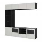 BESTÅ шкаф для ТВ, комбин/стеклян дверцы BESTÅ шкаф для ТВ, комбин/стеклян дверцы