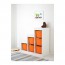TROFAST комбинация д/хранения белый/оранжевый